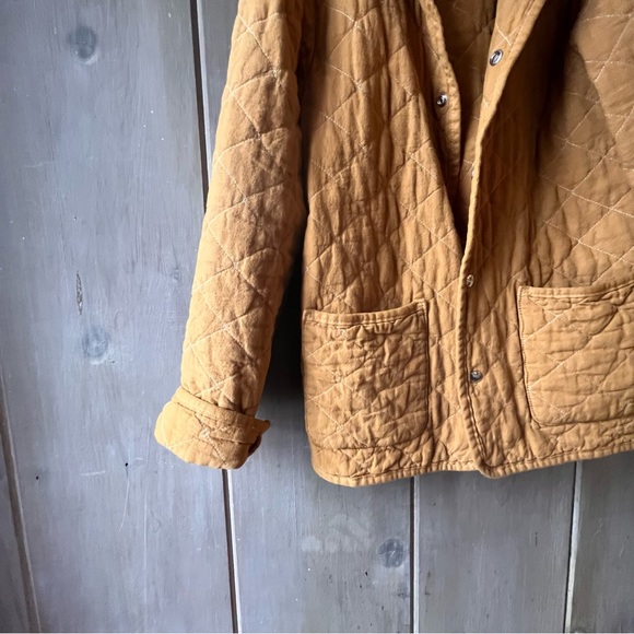 Utility Canvas Quilt Snap Jacket Unisex - Picture 5 of 7